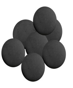 4" Uniform Matte Black Stone Balls | PSBBU4