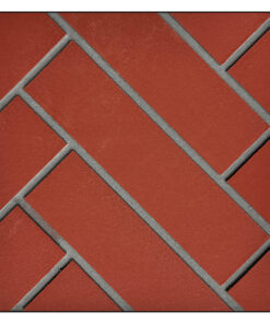 Herringbone Red Brick Sample | BSRBH